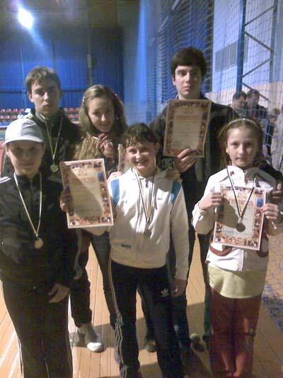 В першості Закарпатської області з тенісу серед школярів взяли участь майже 60 учасників