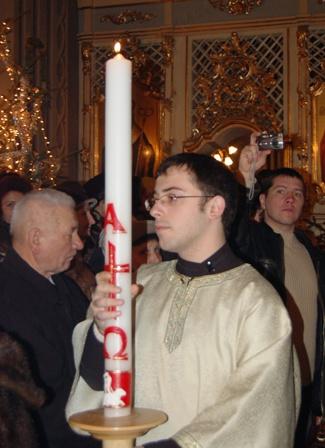 2 січня пластуни передали Вогонь греко-католицькій громаді Ужгорода (ФОТО)