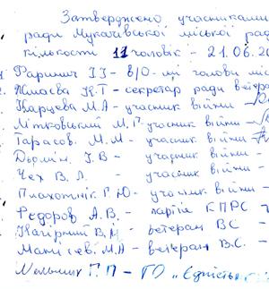 Ветерани війни та молодь Мукачева закликають не спекулювати на червоних прапорах