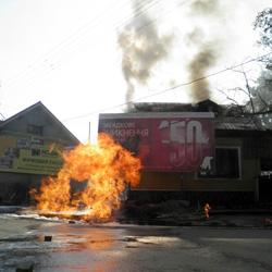 Нові ВІДЕО з місця вчорашнього вибуху газу в Ужгороді