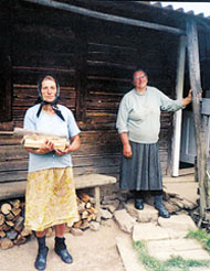 Калина і Анна Бряники - останні мешканки покинутого села