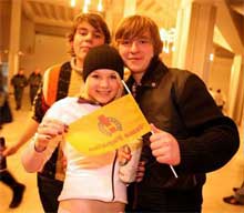 День Свободи і річницю Помаранчевої революції молоді "нашоукраїнці" Ужгорода відзначили святковою вечіркою
