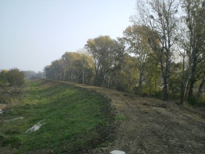 Дамбу возле закарпатского Чопа закончат к концу года
