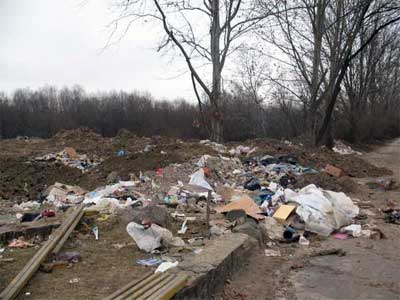Міська влада Ужгорода перетворила парк на смітник
