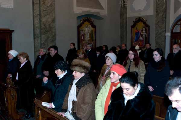 На Рождество в Будапеште отслужили Святую Литургию на украинском языке