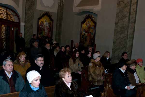 На Рождество в Будапеште отслужили Святую Литургию на украинском языке
