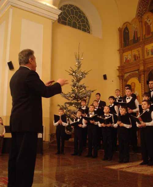 У Мукачівському греко-католицькому соборі хори  співали колядки