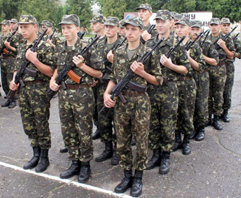 На Закарпатье военнослужащие призыва "Весна-2009" присягнули на верность Украинскому народу