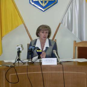 Голова ДПА України в Закарпатській області Тетяна Шаповалова.