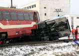 У Словаччині внаслідок зіткнення електропоїзда з автобусом загинули 11 людей