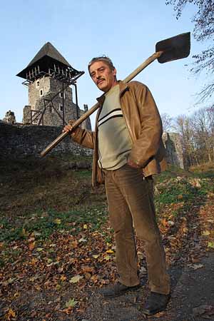 Керівник громадського об’єднання "Невицький замок", історик Олександр Дзембас 