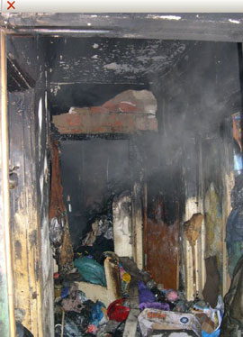 В Ужгороді більше 3-х годин ліквідовували пожежу в квартирі пенсіонерки