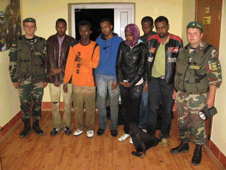 На Закарпатті затримали групу нелегалів із 6 громадян Сомалі