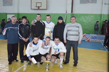 Переможці турніру з футзалу в Сваляві команда "Сольво"