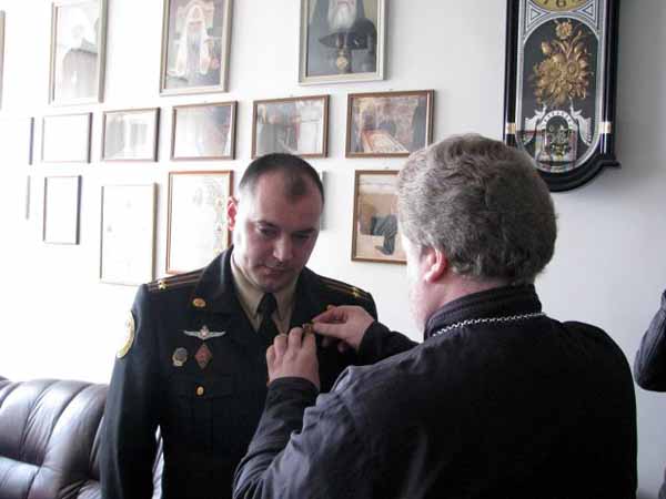 Головного пожежника Хустського району нагородили православним орденом (ФОТО)