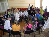 Вихованцям  Ужгородської спецшколи для дітей з вадами слуху розповіли про варіанти вибору професії