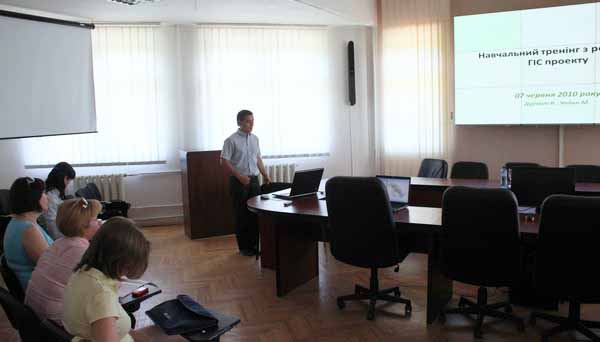 В Закарпатському облводгоспі відбувся навчальний тренінг з розробки гео-інформаційної системи