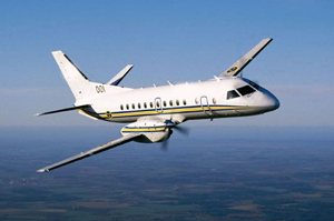 Польоти з Ужгорода до Києва здійснює 36-місний Saab 340B