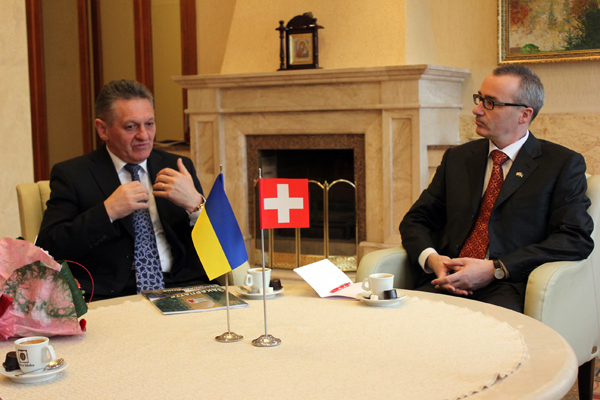 Голова Закарпатської ОДА зустрівся з Послом Швейцарії