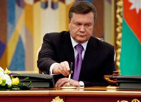 Янукович підписав закон про вільну торгівлю з СНД