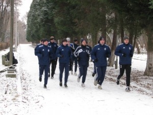 "Говерла" почала тренування зверненнями Севідова та Шуфрича і пробіжкою в парк (ФОТО)