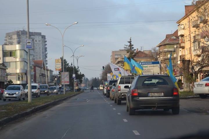 У неділю в Ужгороді відбудеться 4-й автопробіг на підтримку Майдану