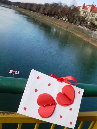 Найкращою валентинкою тематичного флеш-фесту в Ужгороді визнано «плаваюче I Love You» (ФОТО, ВІДЕО)