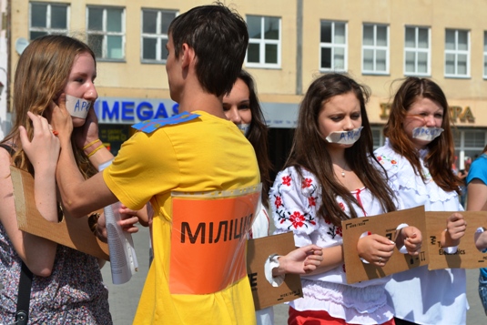 Закарпатська молодь висловила різке несприйняття законопроекту про НЕсвободу зібрань