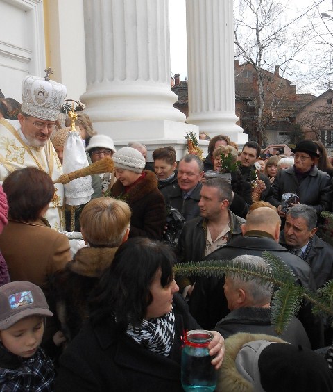 У греко-католицькому Кафедральному Соборі Ужгорода відбулося Велике Богоявленське освячення води (ФОТО)