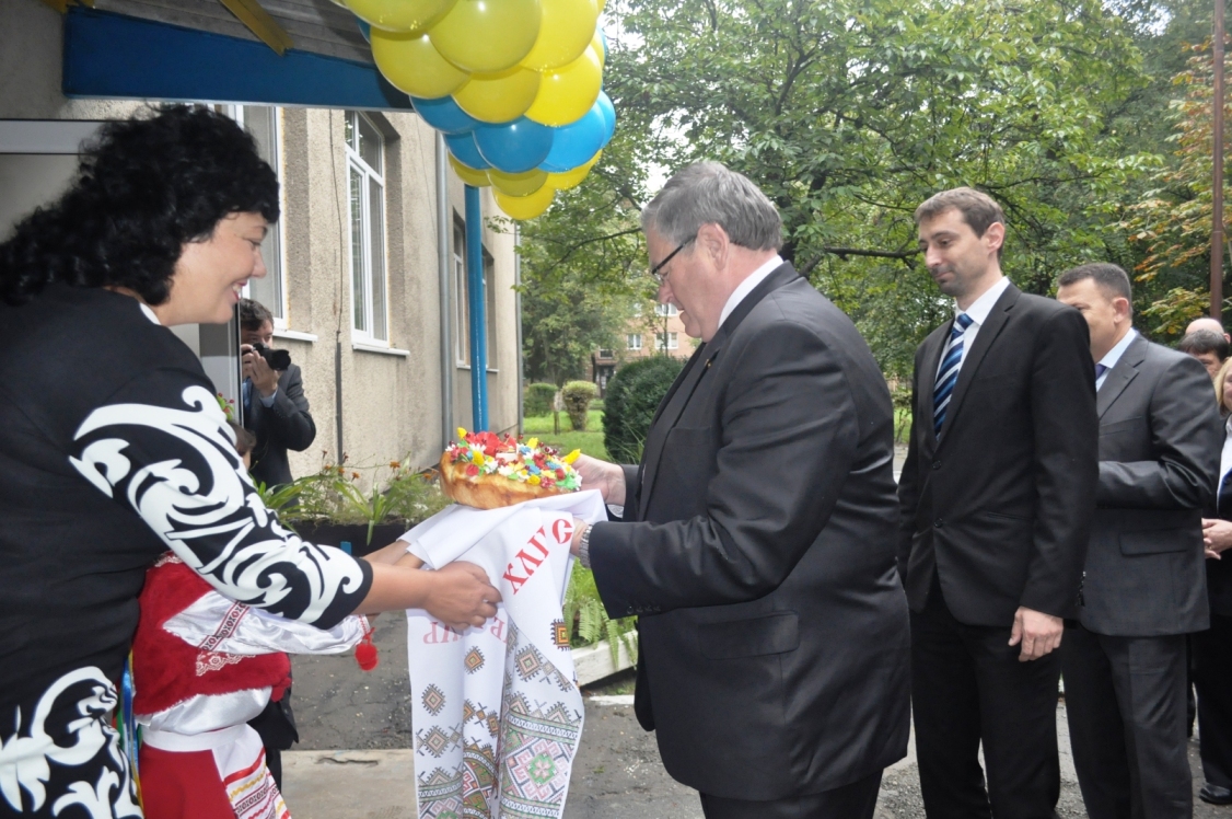 Чеська делегація з Височини навідалась у дитсадок у Мукачеві (ФОТО)
