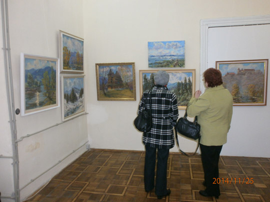 В Ужгороді відкрилася виставка робіт Наума Рєпкіна (ВІДЕО)