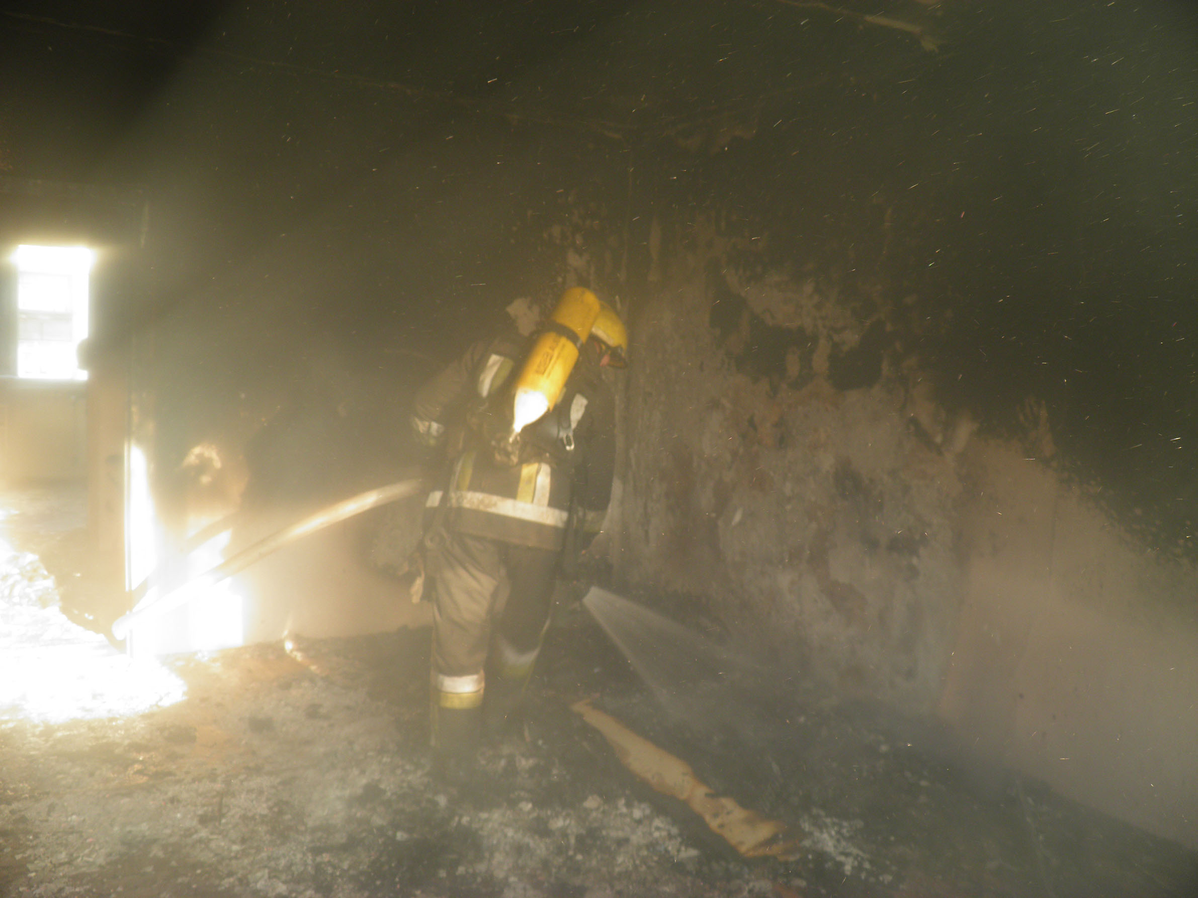 У Мукачеві на пожежі врятували двох людей (ФОТО)