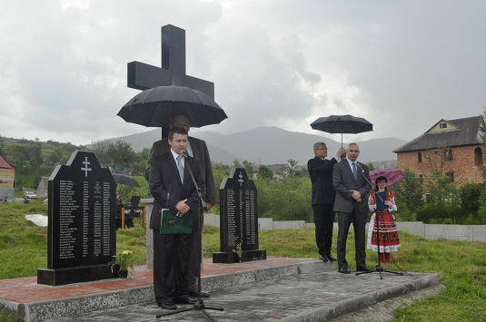 У Міжгір’ї освятили пам’ятний знак загиблим угорським воякам (ФОТО)
