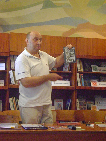 На Літературному подіумі в Мукачеві презентувався Ігор Годенков (ФОТО)