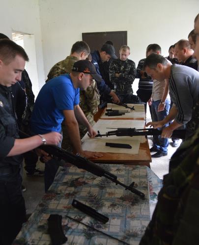 На Берегівщині міліціонери готуються до відрядження в зону АТО (ФОТО)
