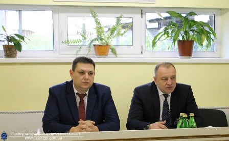 Нове керівництво Ужгородської місцевої прокуратури представили колективу