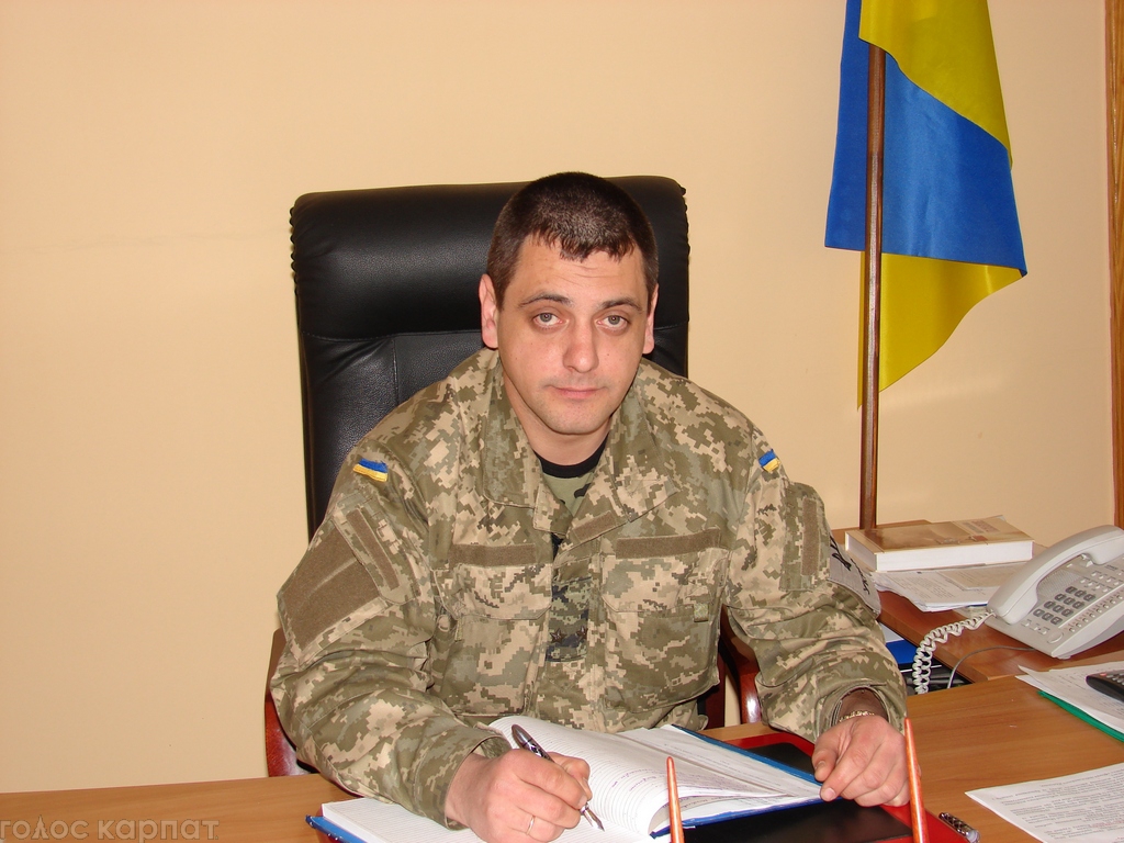 Новим т.в.о. військкома Хустсько-Міжгірського ОМВК став Олександр Гаєвий