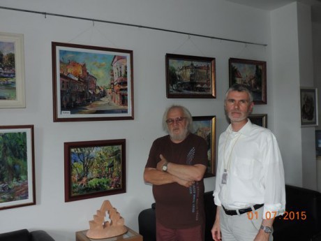 У Генконсульстві Угорщини в Ужгороді відкрили виставку Петра Шолтеса (ФОТО)