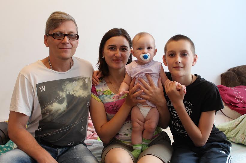 Сім’я переселенців з Луганська почала все з початку в Ужгороді