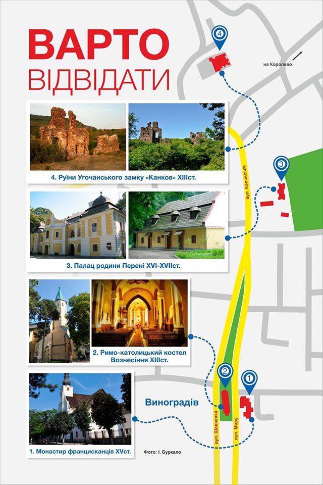 На Виноградівщині затверджені нові туристичні маршрути