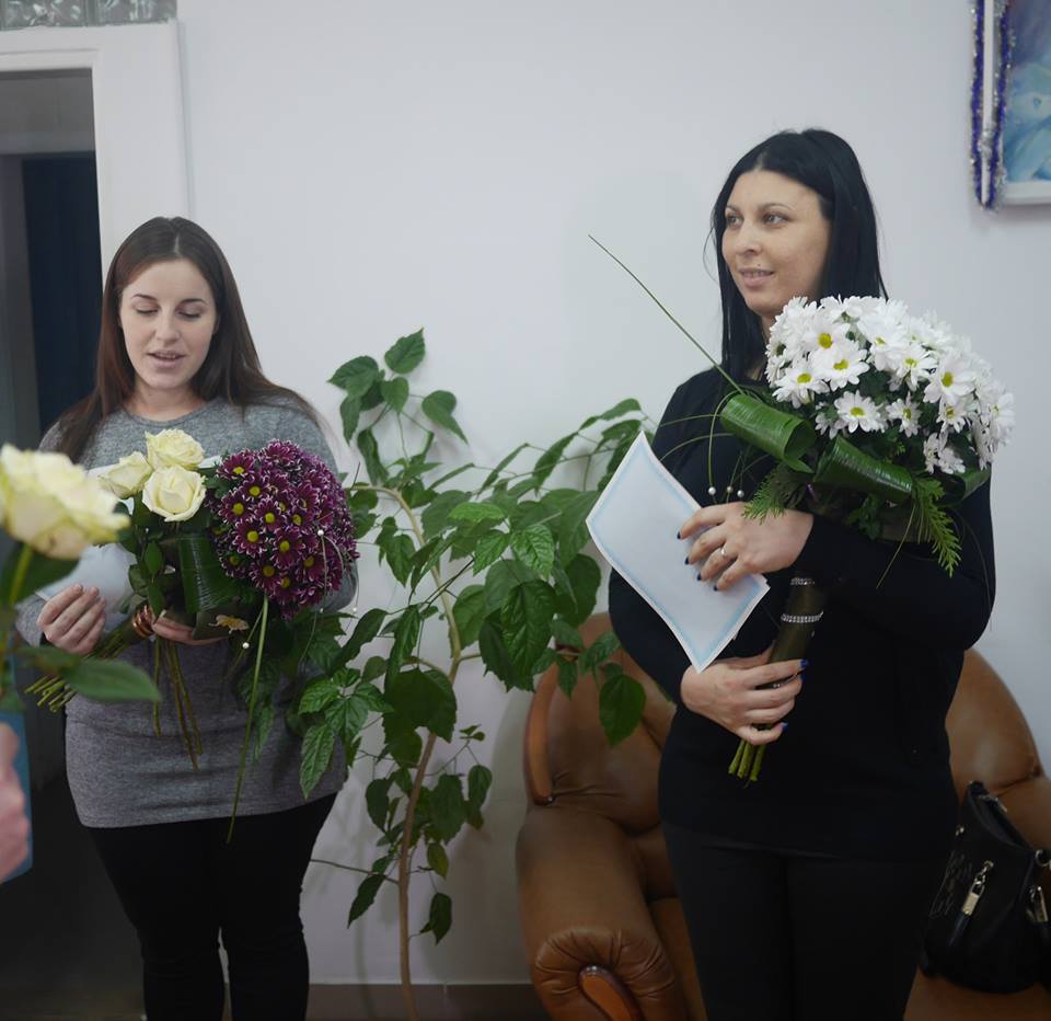 В Ужгороді вітали мам малят, що першими народилися у першу добу 2016-го