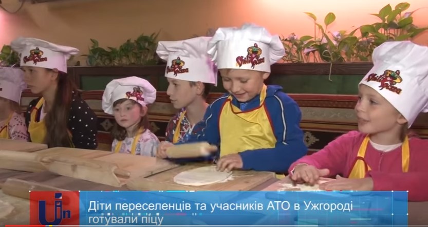 В Ужгороді провели майстер-клас для дітей переселенців та учасників АТО (ВІДЕО)