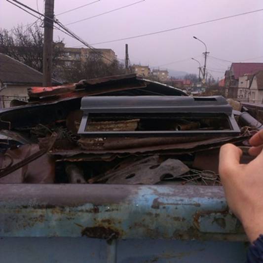 На Мукачівщині затримали "МАЗ" з 11 тоннами металобрухту (ФОТО)