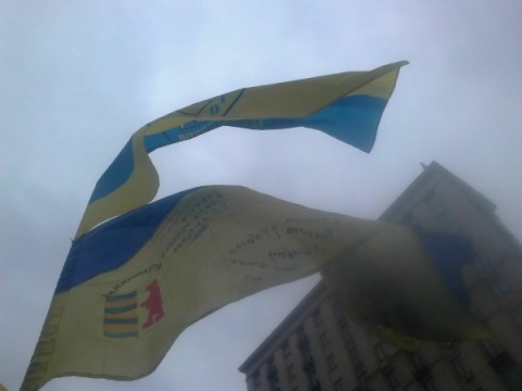 У протестній акції в Києві беруть участь більше сотні закарпатців (ФОТО)