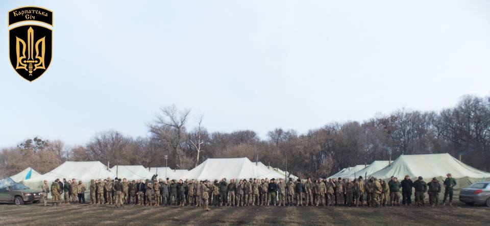 Батальйон "Карпатська Січ" вперше з початку військових дій вийшов із зони бойових дій