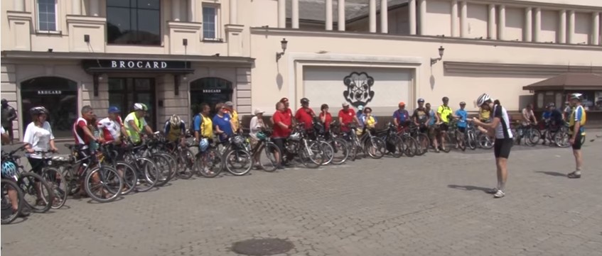 Понад півсотню туристів з України та Польщі з'їхалися в Ужгород на міжнародний велозліт (ВІДЕО)