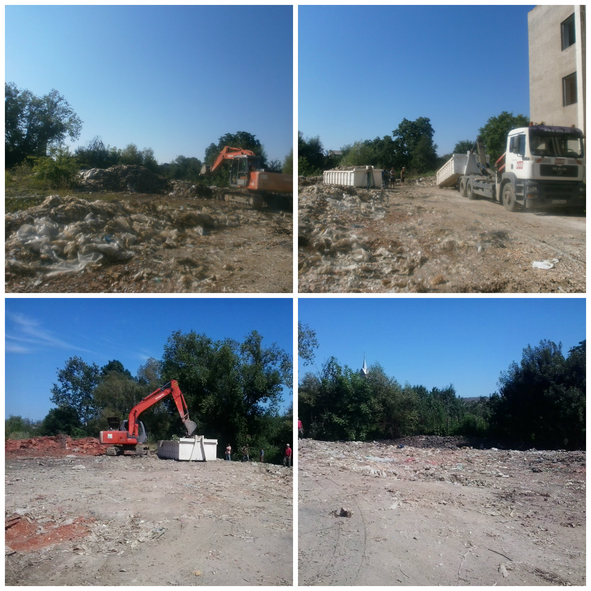 У Павшині на Мукачівщині, розчищаючи сміттєзвалище, вивезли понад 890 кубометрів сміття (ФОТО)