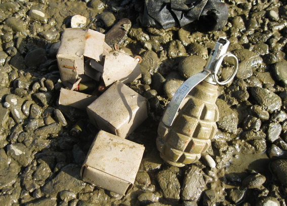 На Ужгородщині турист знайшов на березі річки поблизу готелю гранату