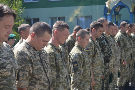 У Мукачівському загоні вшанували пам’ять прикордонників, які загинули у російсько-українській війні (ФОТО)
