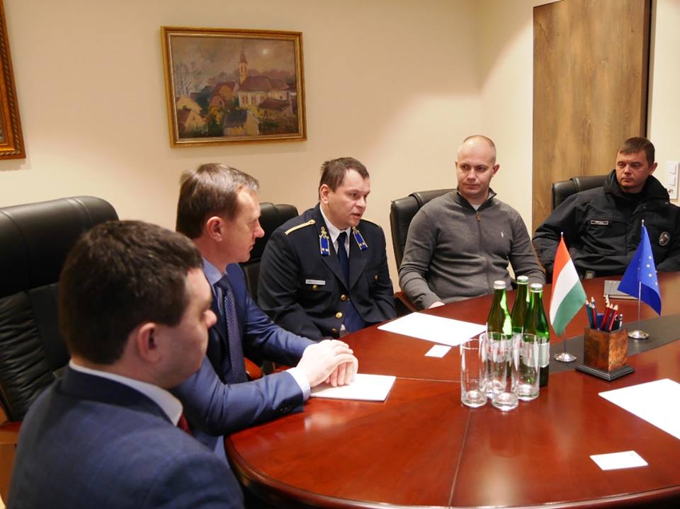 Угорські поліцейські прибули до Ужгорода для напрацювання спільних проектів на реалізацію за кошти ЄС